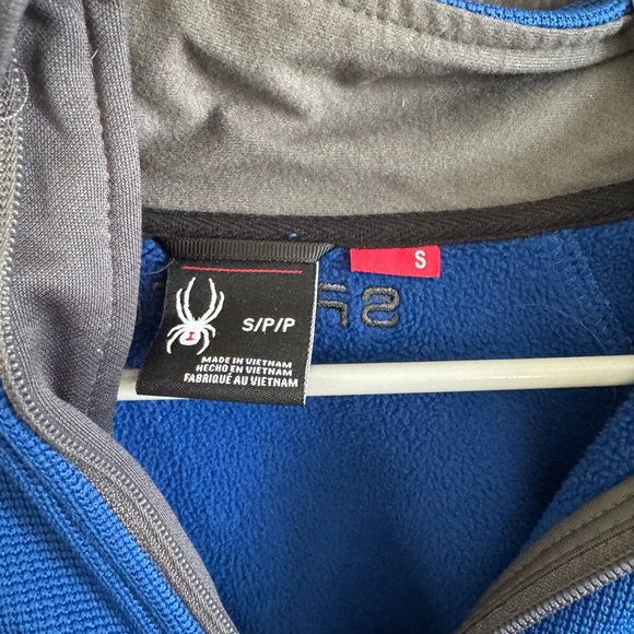 Spyder Blue and Gray Fleece Jacket - Picture 3 of 3